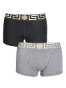 versace 【15,000円以上1,000円OFF!!】 VERSACE ヴェルサーチ アンダーウェア メンズ 秋冬2023 AU10181A232741-A91M NERO GRIGIO 【関税・送料無料】【ラッピング無料】 ia