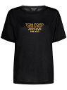 【15,000円以上ご購入で1,000円OFF！】 TOM FORD トム フォード ブラック Black Tシャツ レディース 秋冬2023 TSJ560FAX835_XLBGO 【関税・送料無料】【ラッピング無料】 ia