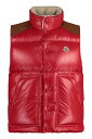 【15,000円以上ご購入で1,000円OFF！】 MONCLER モンクレール レッド Red ベスト メンズ 秋冬2023 1A00128595ZJ_455 【関税・送料無料】【ラッピング無料】 ia