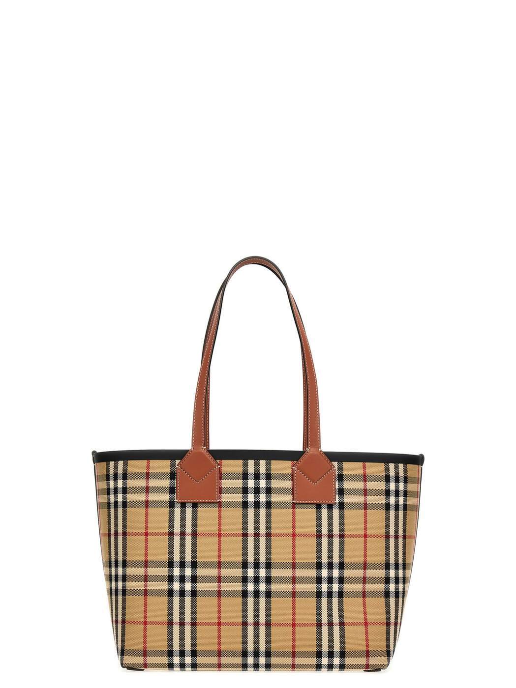 バーバリー トートバッグ（レディース） 【本日5の付く日ポイント4倍!】 BURBERRY バーバリー ブラウン Brown トートバッグ レディース 春夏2024 8066163BRIARBROWNBLACK 【関税・送料無料】【ラッピング無料】 ia