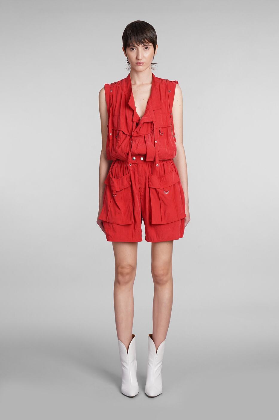 【土日限定クーポン配布中！】 ISABEL MARANT イザベル マラン レッド red オールインワン レディース ..