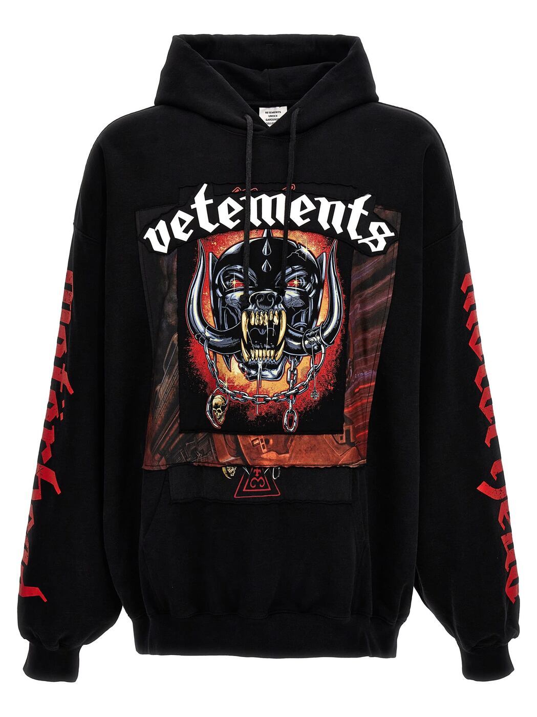 VETEMENTS ヴェトモン ブラック BLACK トレーナー メンズ 春夏2024 UE64HD290BB BLACK 【関税・送料無料】【ラッピング無料】 ia