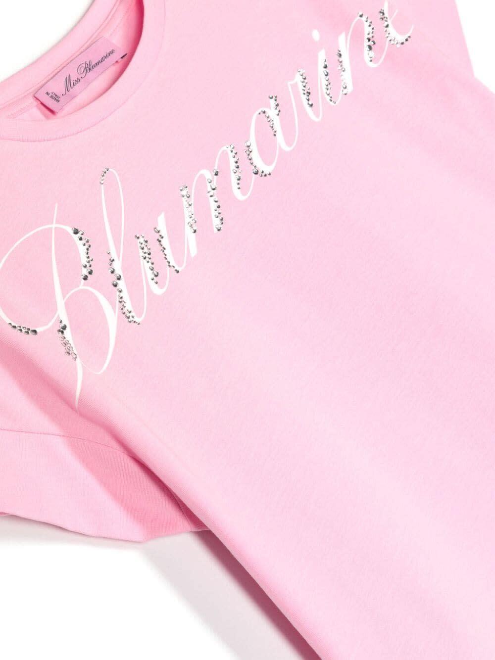 MISS BLUMARINE ミスブルマリン ピンク Pink トップス ガールズ 春夏2024 IA4135J5003 X0564 【関税・送料無料】【ラッピング無料】 ia 3