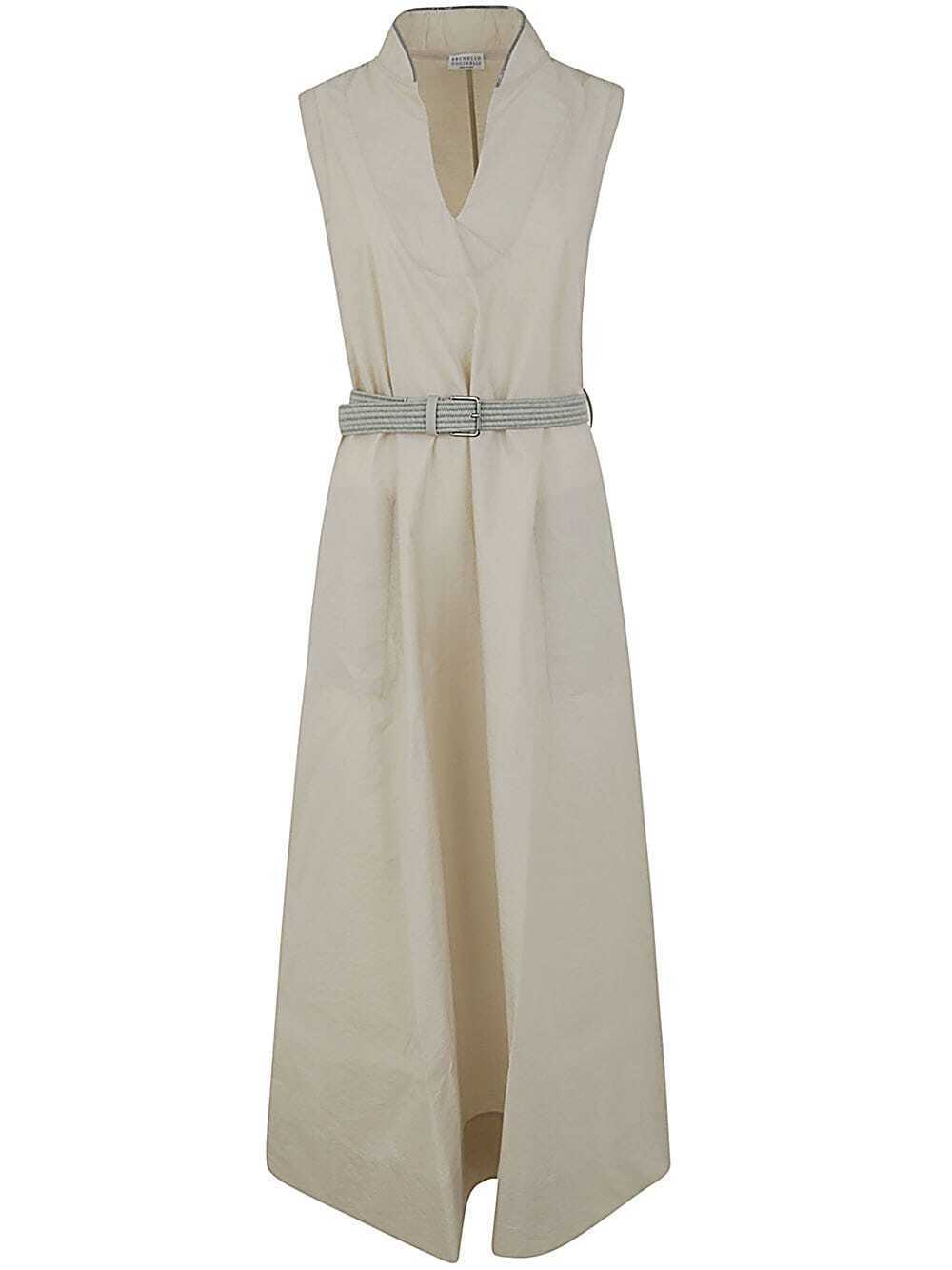 【土日限定クーポン配布中！】 BRUNELLO CUCINELLI ブルネロクチネリ ドレス レディース 春夏2024 M0F79AEG63_C9593 【関税・送料無料】【ラッピング無料】 iaのサムネイル