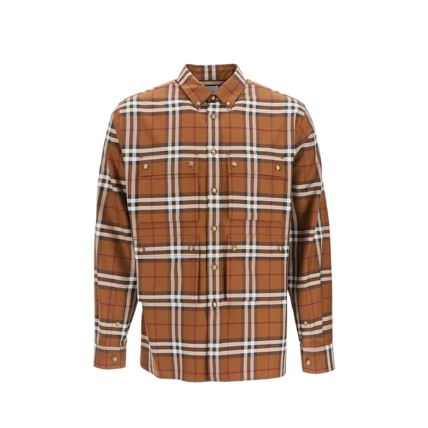 BURBERRY バーバリー ブラウン Brown シャツ メンズ 春夏2023 8061058_A8900 【関税・送料無料】【ラッピング無料】 ia