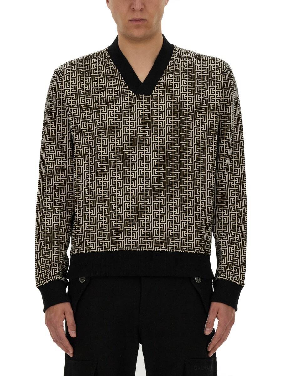 BALMAIN バルマン ニットウェア メンズ 春夏2024 CH0JS120JC97_GFE 【関税・送料無料】【ラッピング無料】 iaのサムネイル
