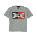 【15,000円以上ご購入で1,000円OFF！】 DSQUARED2 ディースクエアード グレー Gray Tシャツ メンズ 秋冬2023 S71GD0928S23763_857 【関税・送料無料】【ラッピング無料】 ia