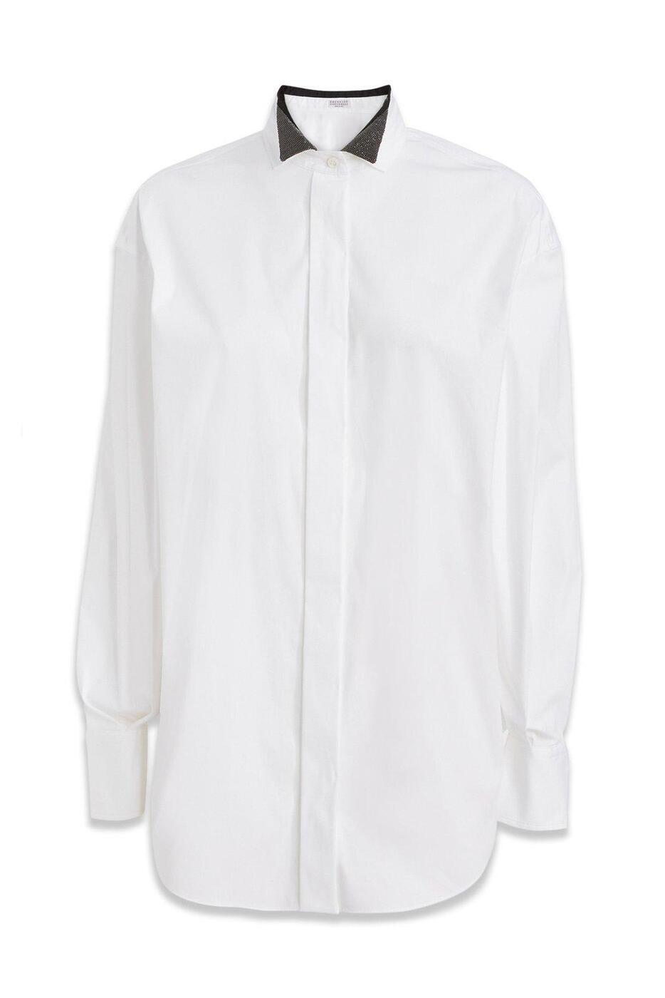 BRUNELLO CUCINELLI ブルネロクチネリ ホワイト White シャツ レディース 秋冬2023 M0091MZ536_C159 【関税・送料無料】【ラッピング無料】 ia