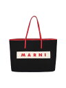 【10周年記念クーポン！P4倍！】 MARNI マルニ ブラック Black トートバッグ レディース 春夏2024 SHMP0113U0 P6535ZO725 【関税・送料無料】【ラッピング無料】 ia