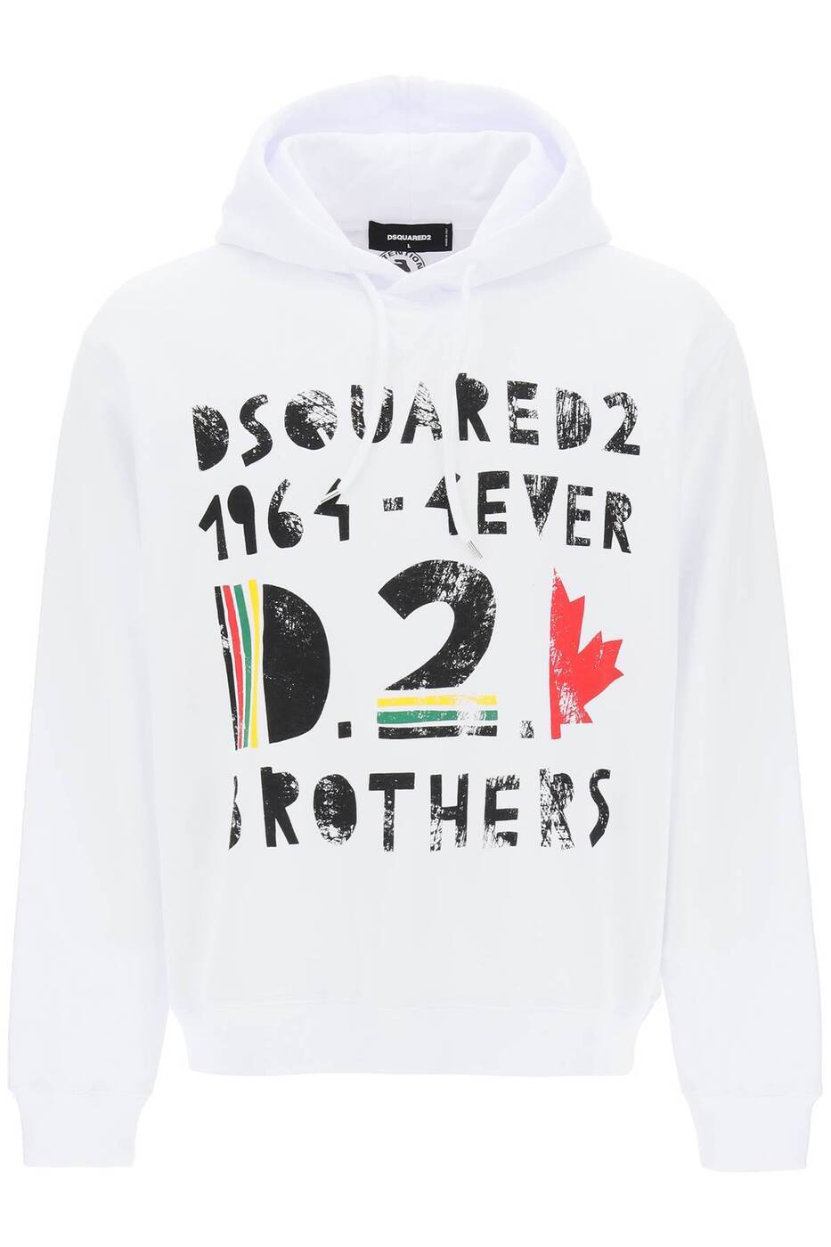 DSQUARED2 ディースクエアード ホワイト White トレーナー メンズ 春夏2023 S71GU0574S25551_100 【関税・送料無料】【ラッピング無料】 ia