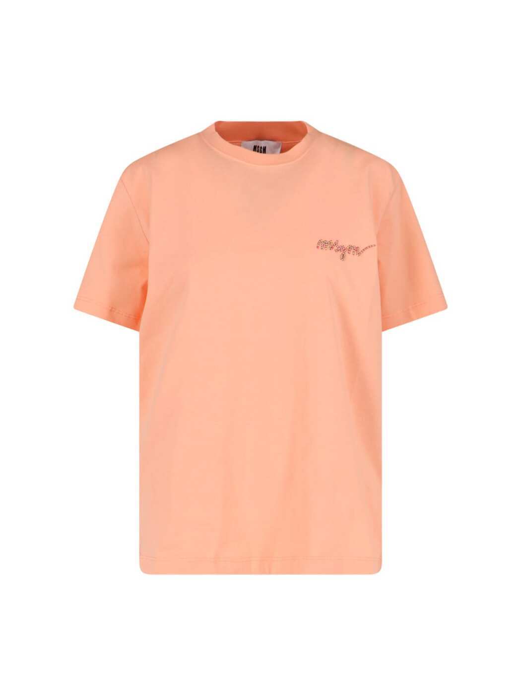 【本日5の付く日ポイント4倍!】 MSGM エムエスジーエム オレンジ Orange Tシャツ レディース 春夏2023 3441MDM540 23700210 【関税・送料無料】【ラッピング無料】 ia