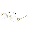 CARTIER EYEWEAR カルティエアイウェア ゴールド Gold サングラス・メガネ メンズ 春夏2024 CT0344O001 【関税・送料無料】【ラッピング無料】 ia