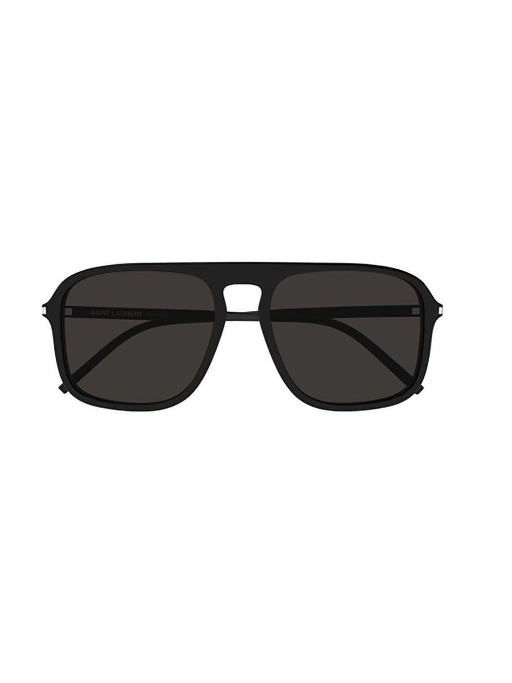 SAINT LAURENT EYEWEAR サンローランアイウェア サングラス・メガネ メンズ 春夏2024 SL 590-001 BLACK-BLACK-BLACK  ia