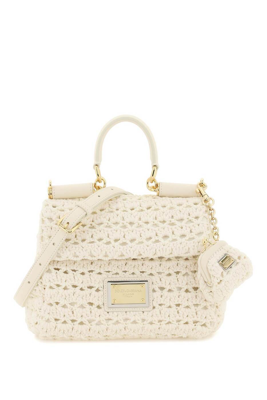 トートバッグ DOLCE&GABBANA ドルチェ&ガッバーナ ホワイト White トートバッグ レディース 春夏2024 BB7400AI822 80003 【関税・送料無料】【ラッピング無料】 ia