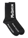 【15,000円以上ご購入で1,000円OFF！】 ALEXANDER MCQUEEN アレキサンダー マックイーン ブラック BLACK ソックス メンズ 春夏2024 6602734D33Q-1078 BLACK 【関税・送料無料】【ラッピング無料】 ia