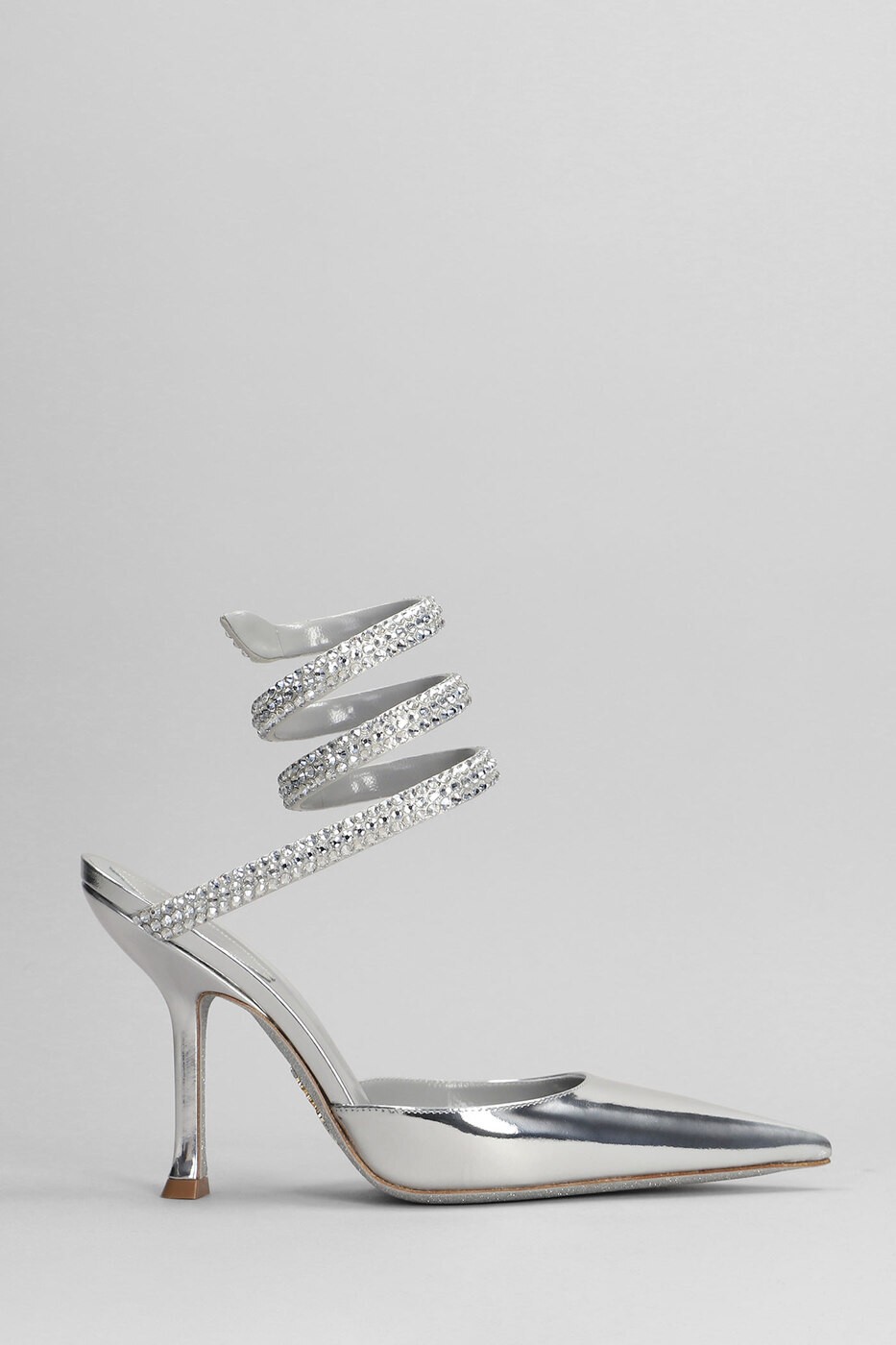 【6h限定！2000円OFFクーポン配布中】 RENE CAOVILLA レネ カオヴィラ シルバー silver パンプス レディース 春夏2024 C12100-105-0001V351 【関税・送料無料】【ラッピング無料】 ia