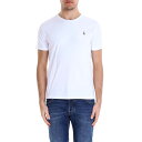 【15,000円以上1,000円OFF 】 POLO RALPH LAUREN ポロ ラルフ ローレン ホワイト White Tシャツ メンズ 春夏2024 710740727002 【関税 送料無料】【ラッピング無料】 ia