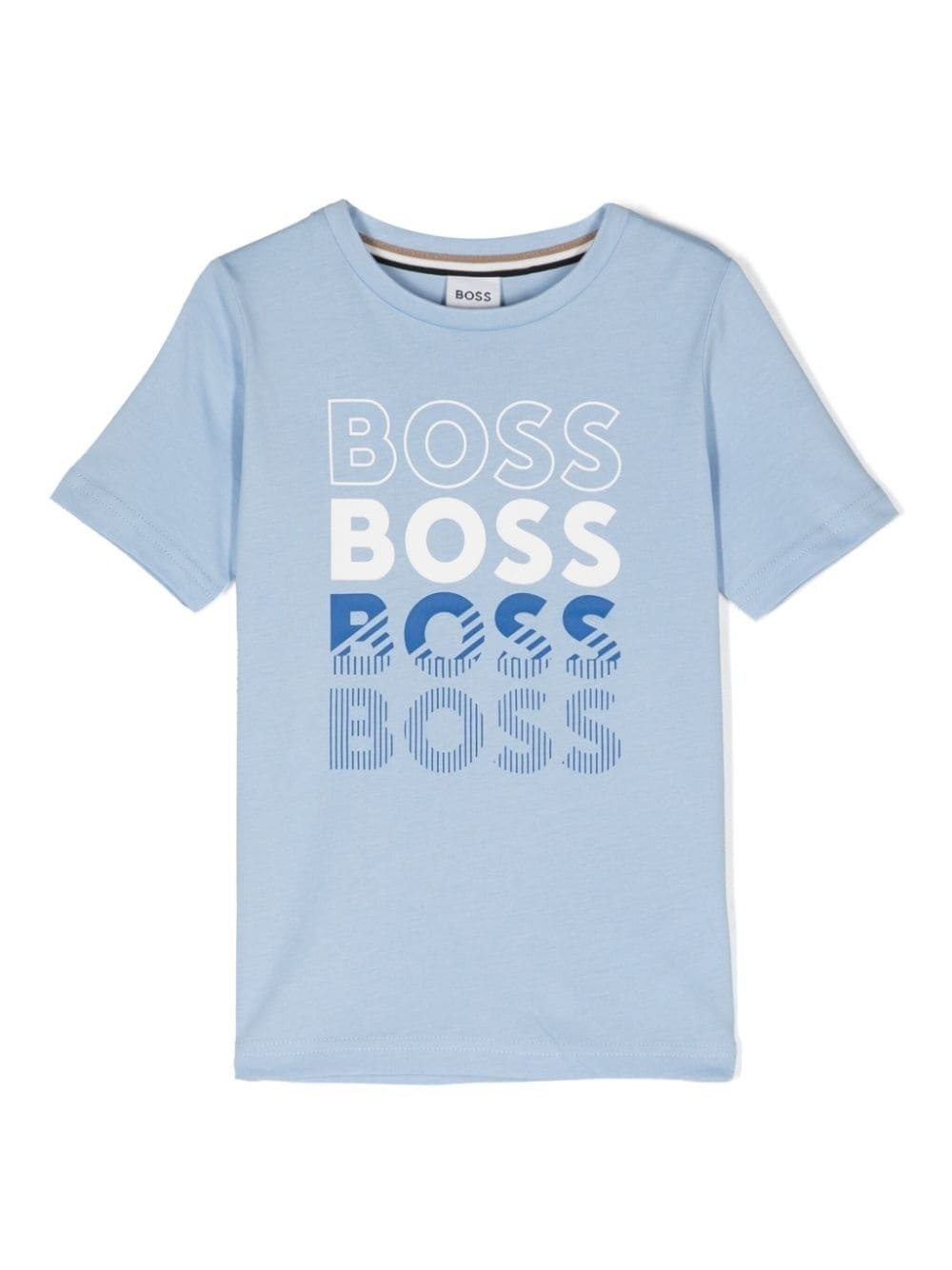  HUGO BOSS ヒューゴ ボス ブルー Light blue トップス ボーイズ 春夏2024 J50775 783  ia