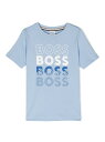  HUGO BOSS ヒューゴ ボス ブルー Light blue トップス ボーイズ 春夏2024 J50775 783  ia