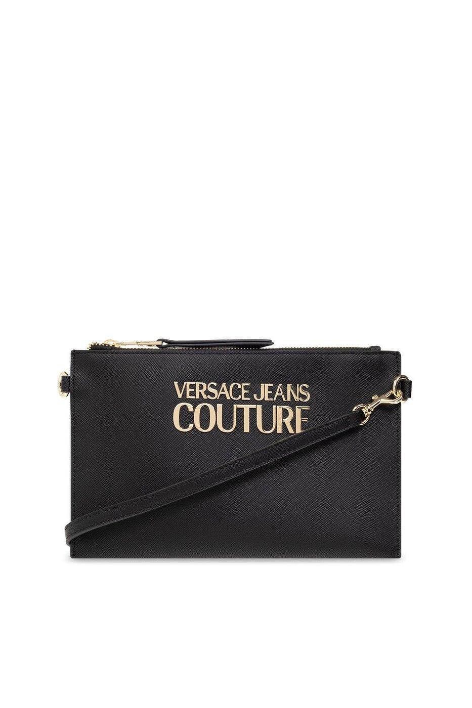 【土日限定クーポン配布中！】 VERSACE JEANS COUTURE ヴェルサーチェ・ジーンズ・クチュール ブラック BLACK トートバッグ レディース 秋冬2023 75VA4BLXZS467_899 【関税・送料無料】【ラッピング無料】 ia