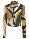 【15,000円以上1,000円OFF!!】 EMILIO PUCCI エミリオ プッチ シャツ レディース 春夏2024 4HRJ16.4H781 027 KHAKI MUSCHIO 【関税・送料無料】【ラッピング無料】 ia