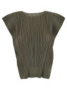 【15,000円以上ご購入で1,000円OFF！】 PLEATS PLEASE ISSEY MIYAKE カーキグリーン Khaki トップス レディース 春夏2024 PP46JK132 65 KHAKI 【関税・送料無料】【ラッピング無料】 ia