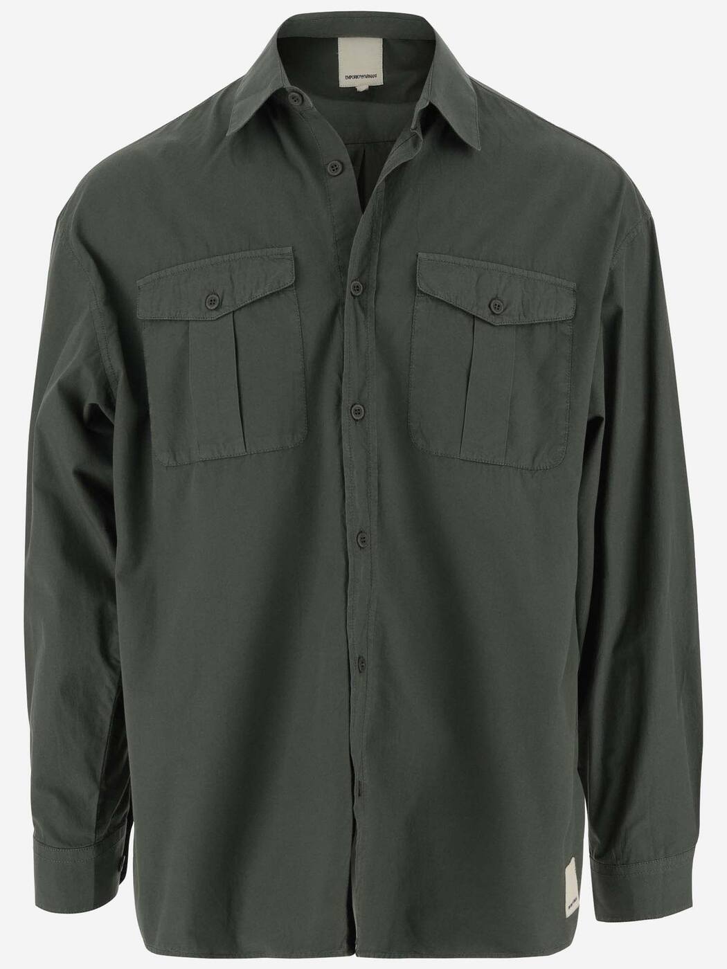 【土日限定クーポン配布中！】 EMPORIO ARMANI エンポリオ アルマーニ グリーン Green シャツ メンズ 春夏2024 3D1C7F1K2RZ05C1 【関税・送料無料】【ラッピング無料】 ia