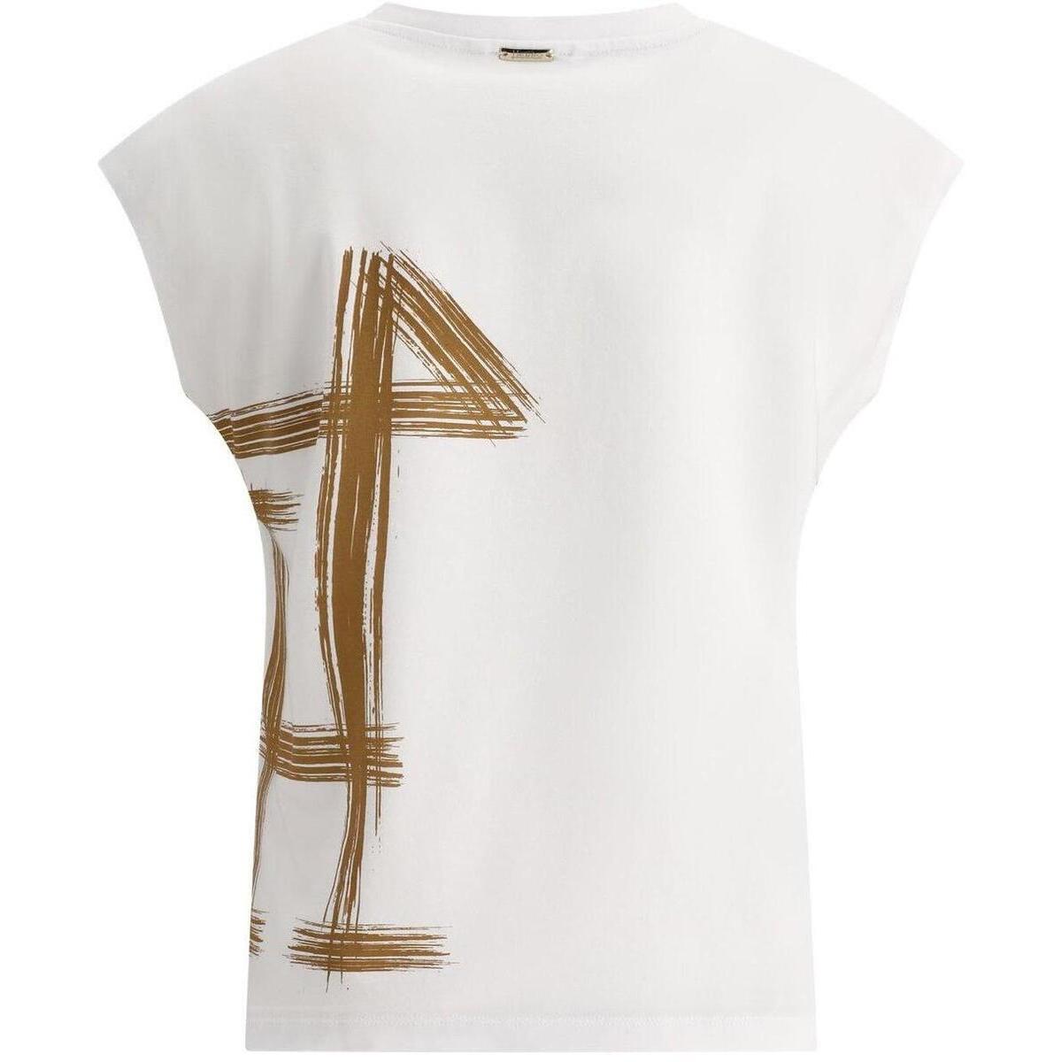HERNO ヘルノ Bianco Tシャツ レディース 春夏2023 JG000180D52009 1000 【関税・送料無料】【ラッピング無料】 iaのサムネイル