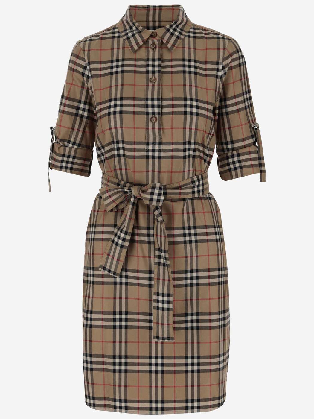 BURBERRY バーバリー レッド Red ドレス レディース 春夏2024 8085647ARCHIVE BEIGE IP CHK 【関税・送料無料】【ラッピング無料】 iaのサムネイル