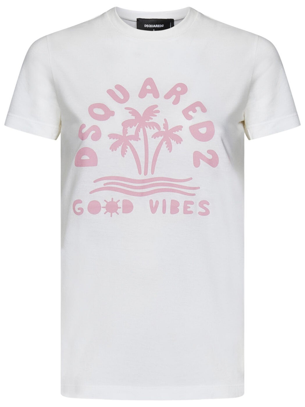 DSQUARED2 ディースクエアード ホワイト White Tシャツ レディース 春夏2024 S72GD0524S24692100 【関税・送料無料】【ラッピング無料】 ia