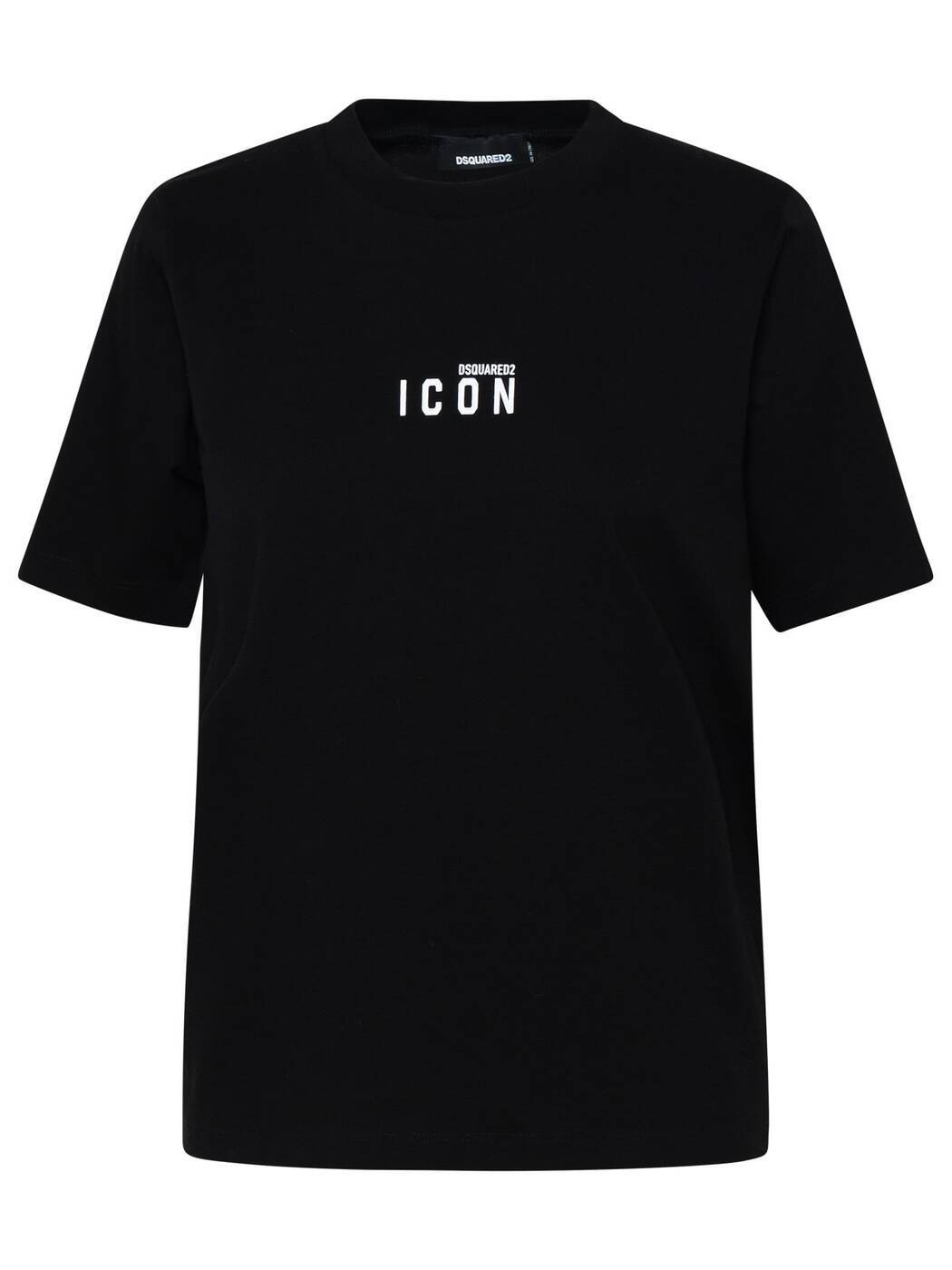 DSQUARED2 ディースクエアード ブラック Black Tシャツ レディース 秋冬2023 S80GC0057S23009_980 【関税・送料無料】【ラッピング無料】 ia