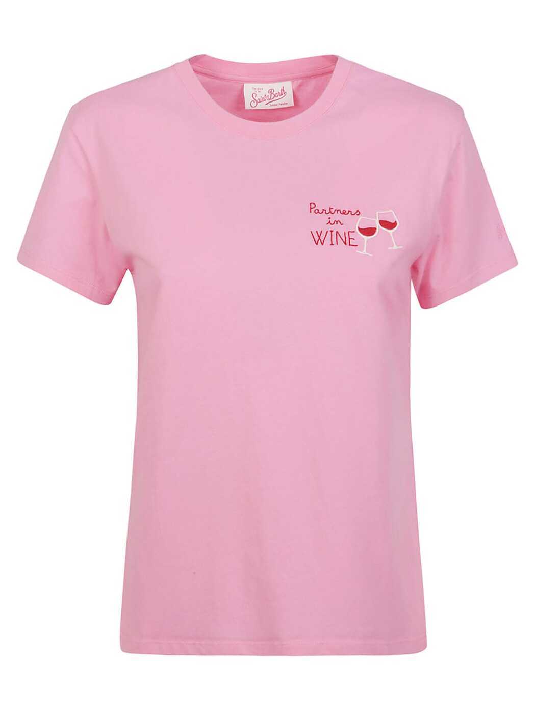  MC2 SAINT BARTH エムシーツーセイントバース ピンク Pink Tシャツ レディース 春夏2024 EMILIE-05735F23 EMB  ia