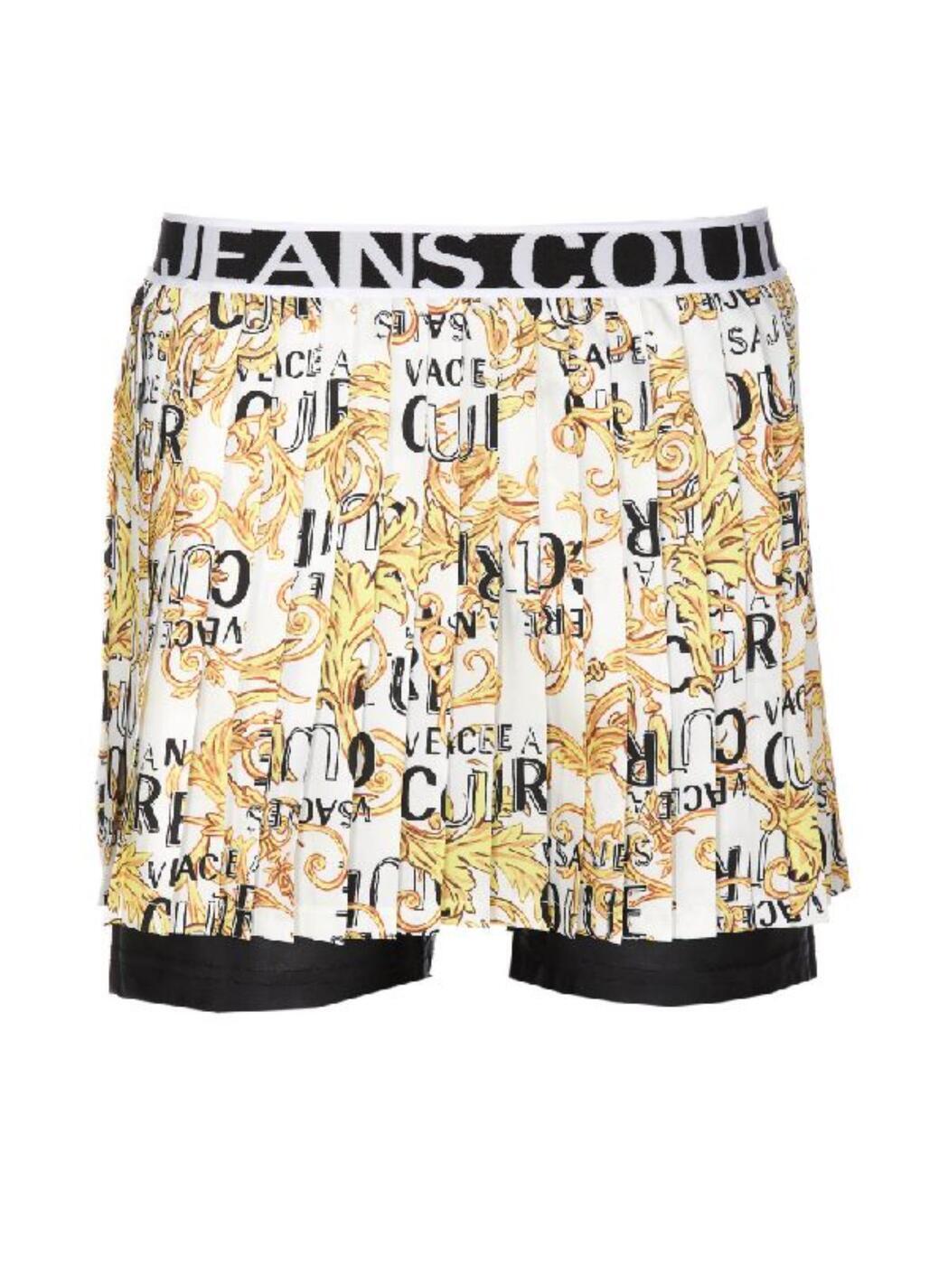 VERSACE JEANS COUTURE ヴェルサーチェ・ジーンズ・クチュール ホワイト White レギンス レディース 春夏2023 74HAC111NS215G03 【関税・送料無料】【ラッピング無料】 ia