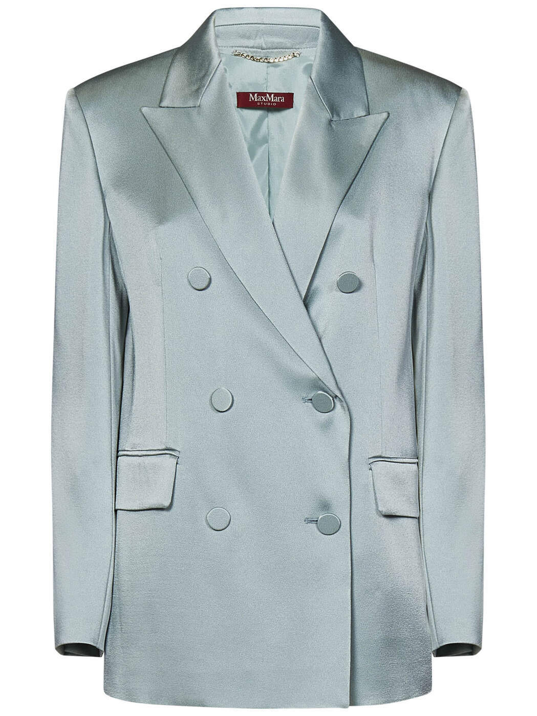 MAX MARA STUDIO マックスマーラ ステュディオ ブルー Light blue ジャケット レディース 春夏2024 2416041043600_004 【関税・送料無料】【ラッピング無料】 ia