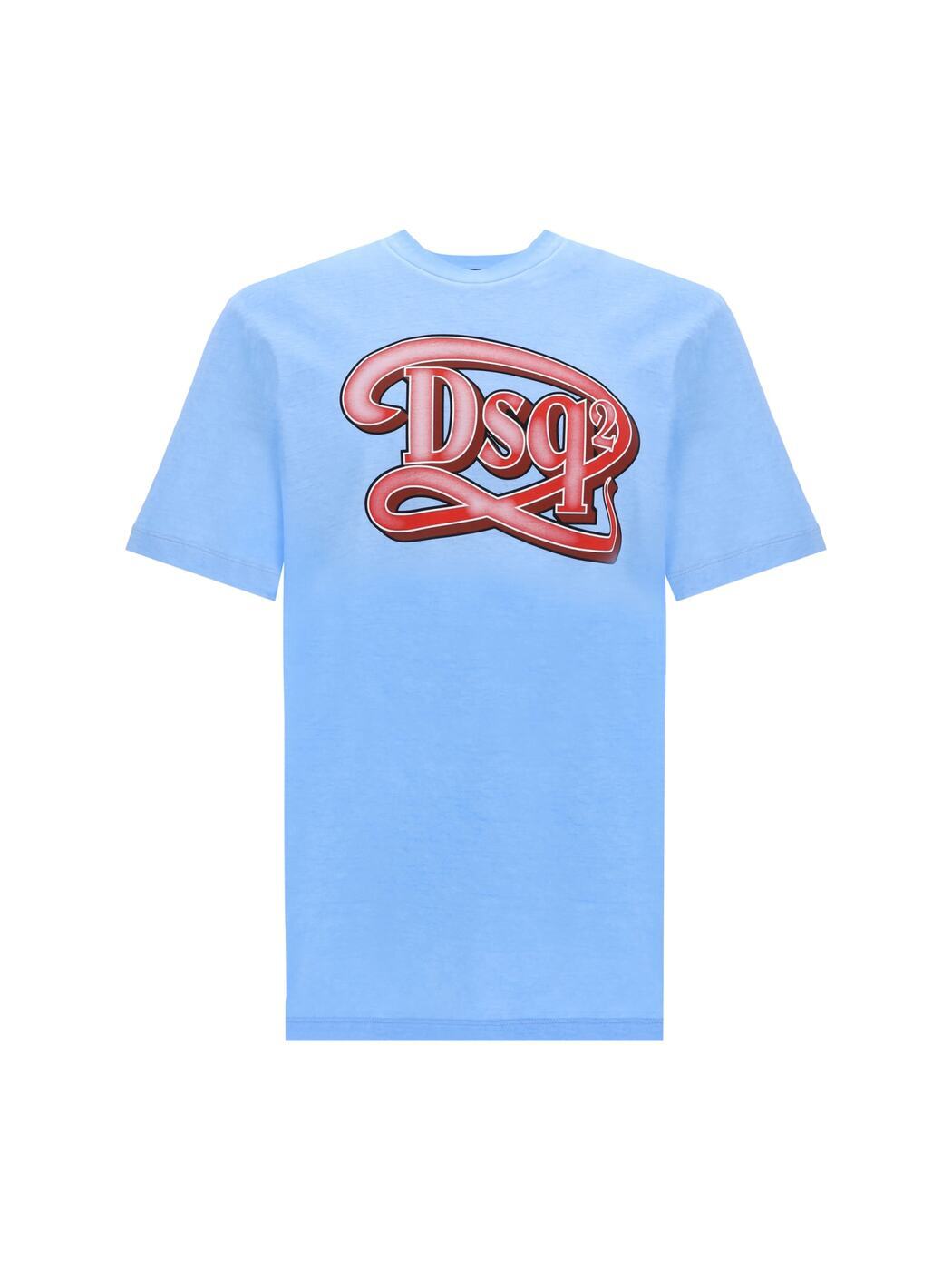 DSQUARED2 ディースクエアード ブルー Light Blue Tシャツ メンズ 春夏2024 S71GD1387S22507_480 【関税・送料無料】【ラッピング無料】 ia