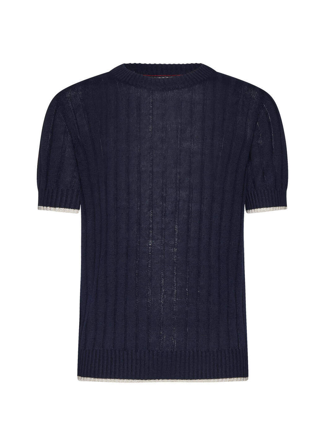 【土日限定クーポン配布中！】 BRUNELLO CUCINELLI ブルネロ クチネリ ブルー Blue Tシャツ メンズ 春夏2024 M2L707600E-CM177 【関税・送料無料】【ラッピング無料】 ia