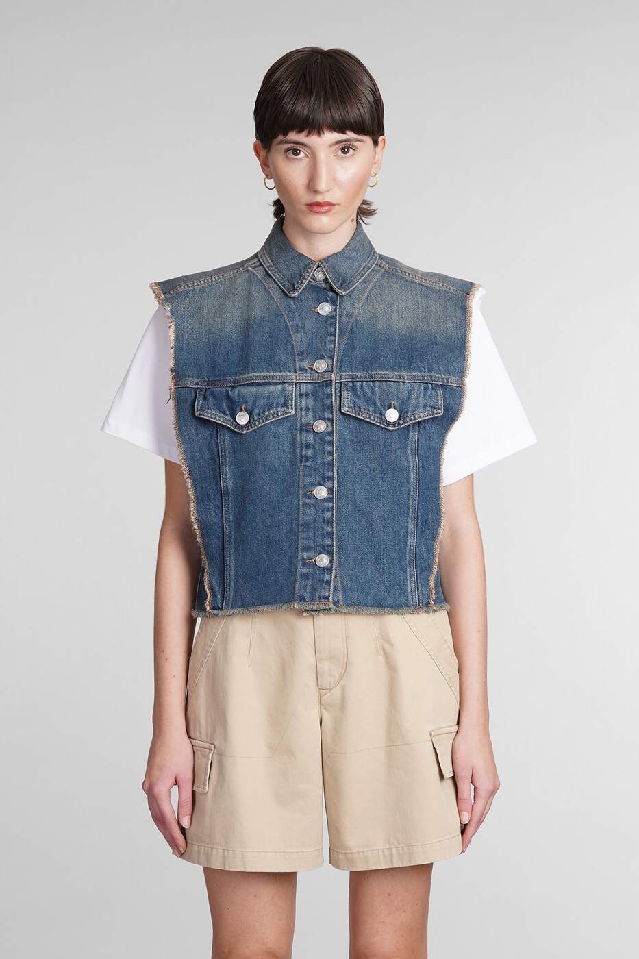 ISABEL MARANT イザベル マラン ブルー blue ベスト レディース 春夏2024 VE0080FAB1H04I_30FB 【関税・送料無料】【ラッピング無料】 iaのサムネイル
