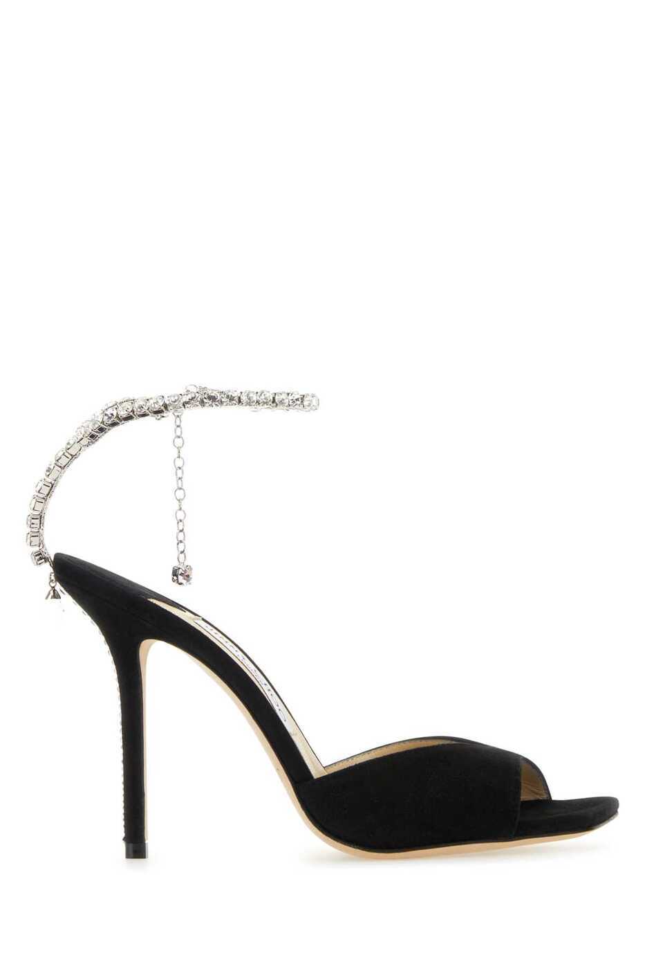 JIMMY CHOO ジミーチュウ サンダル レディース 秋冬2024 SAEDASANDAL100EWA BLKCRY  ia