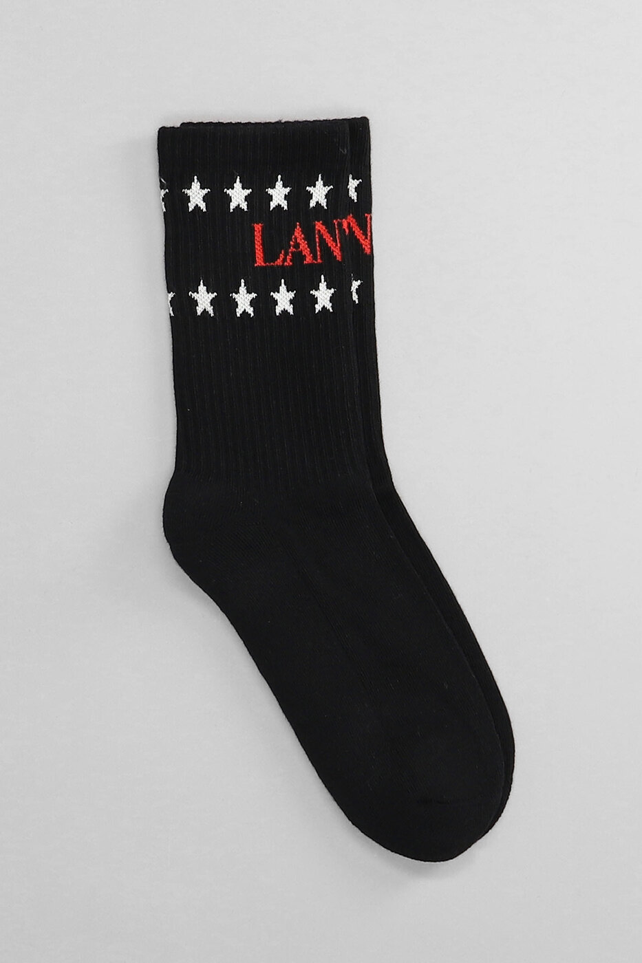 楽天BRANDSHOP・クラージュ楽天市場店【土日限定クーポン配布中！】 LANVIN ランバン ブラック black ソックス メンズ 春夏2024 AM-SAJD00-SOLS-P241030 【関税・送料無料】【ラッピング無料】 ia