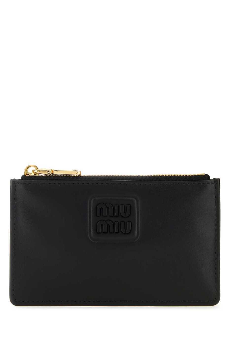 ミュウミュウ 財布（レディース） 【楽天スーパーSALE!!100000円以上4000円OFFクーポン対象】 MIU MIU ミュウ ミュウ ブラック NERO 財布 レディース 秋冬2024 5MB0602F8K F0002 【関税・送料無料】【ラッピング無料】 ia