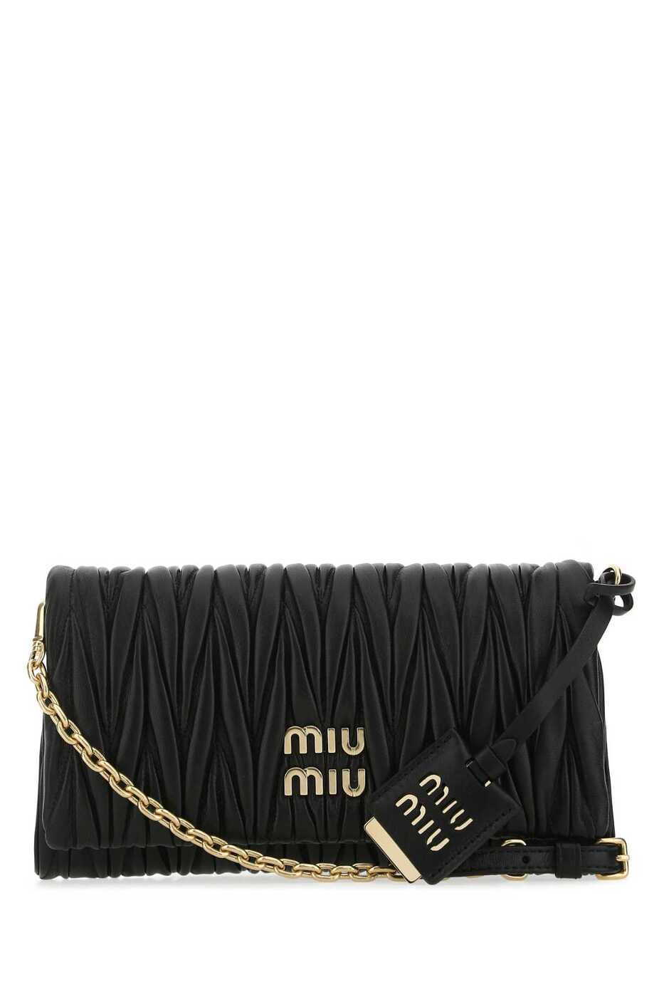 【土日限定クーポン配布中！】 MIU MIU ミュウ ミュウ クラッチバッグ レディース 秋冬2024 5BH080VCLMN88 F0002 【関税・送料無料】【ラッピング無料】 ia