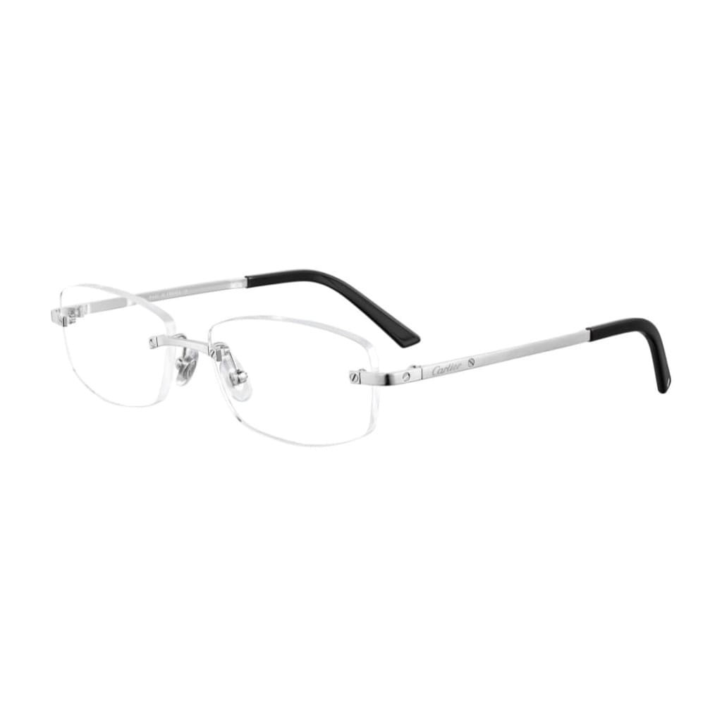 【本日0のつく日ポイント4倍！】 CARTIER EYEWEAR カルティエアイウェア シルバー Silver サングラス・メガネ メンズ 春夏2024 CT0086o 002 【関税・送料無料】【ラッピング無料】 ia