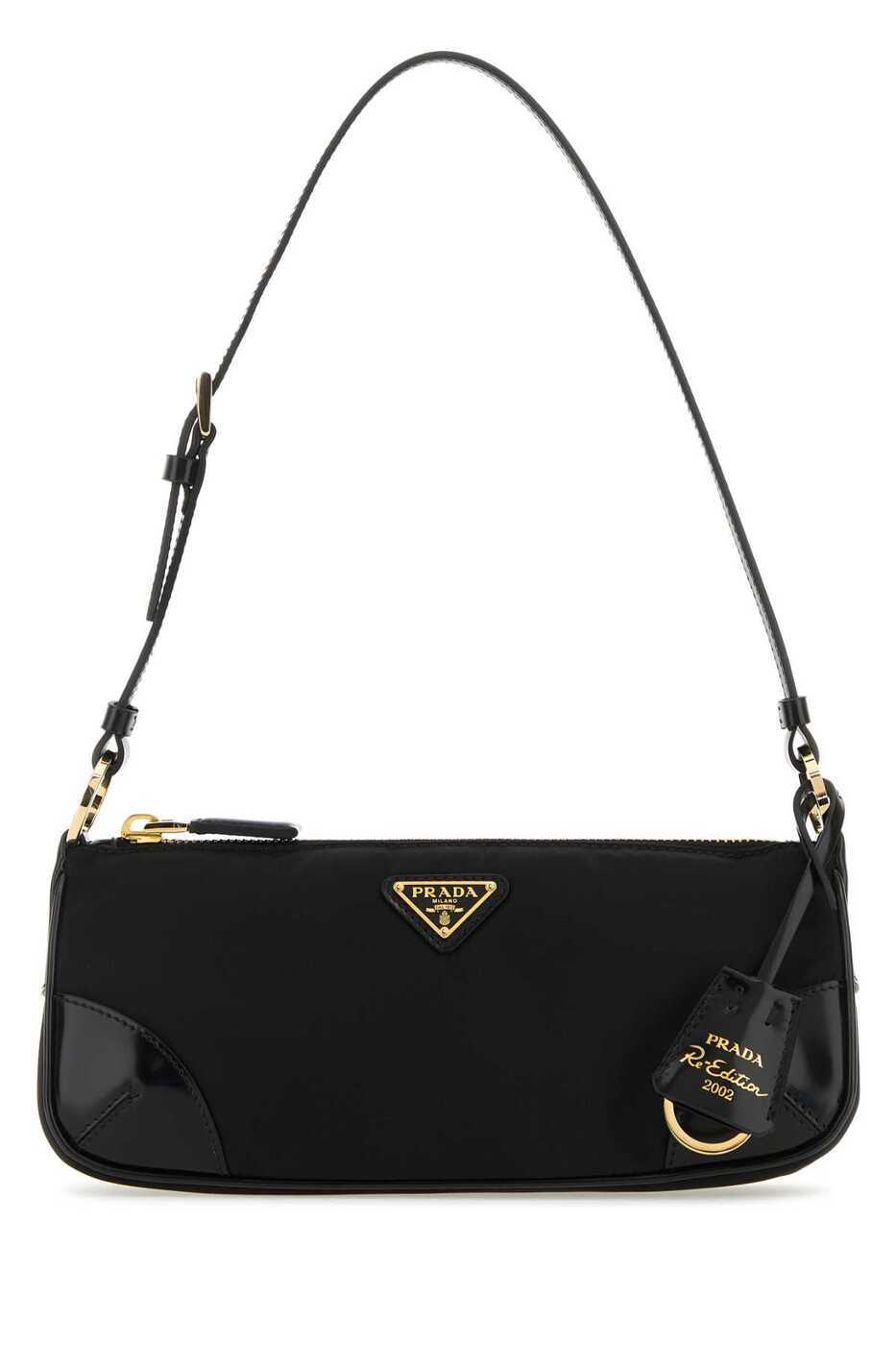 プラダ トートバッグ（レディース） PRADA プラダ ブラック NERO トートバッグ レディース 秋冬2024 1BC201VOOOR789 F0002 【関税・送料無料】【ラッピング無料】 ia