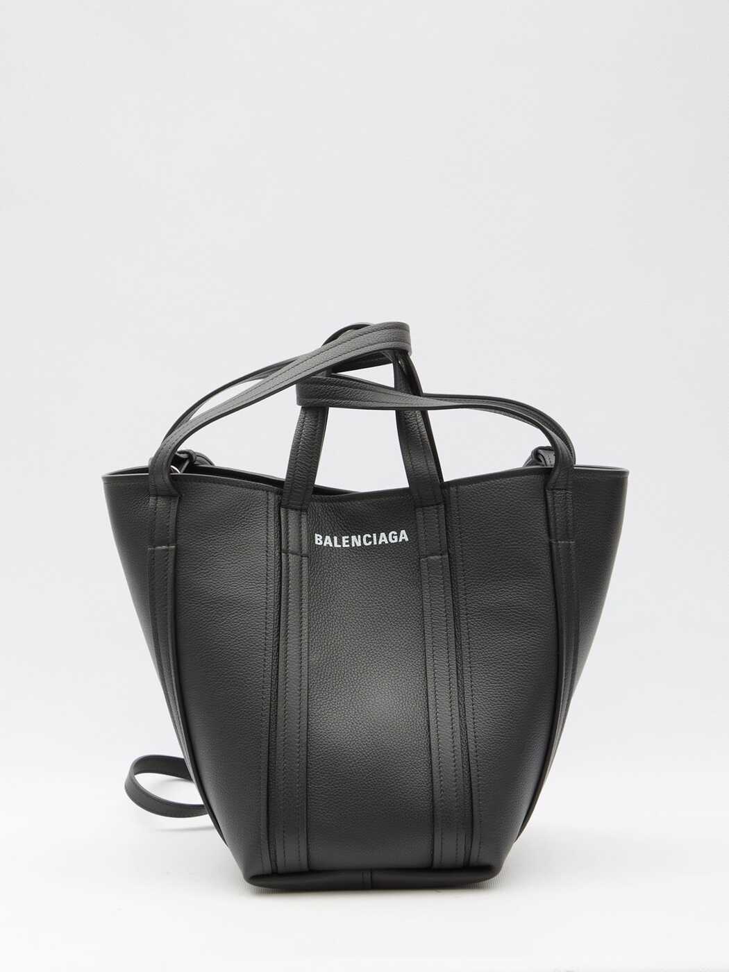 バレンシアガ トートバッグ（レディース） 【毎月1日はエントリーでポイント3倍！】 BALENCIAGA バレンシアガ ブラック BLACK トートバッグ レディース 春夏2024 67279115YUN1090 【関税・送料無料】【ラッピング無料】 ia