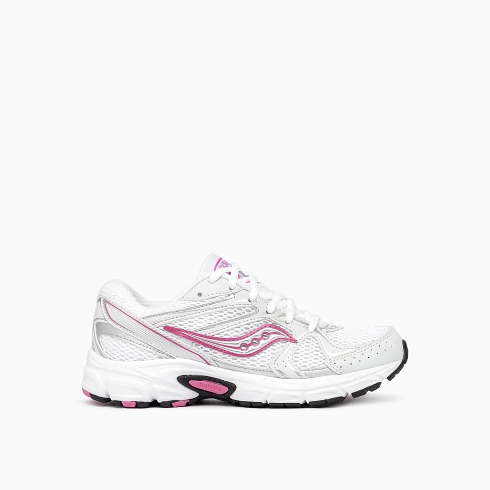 【毎月1日はエントリーでポイント3倍 】 SAUCONY サッカニー ホワイト White スニーカー レディース 春夏2023 S60812-1WHITE PINK 【関税・送料無料】【ラッピング無料】 ia