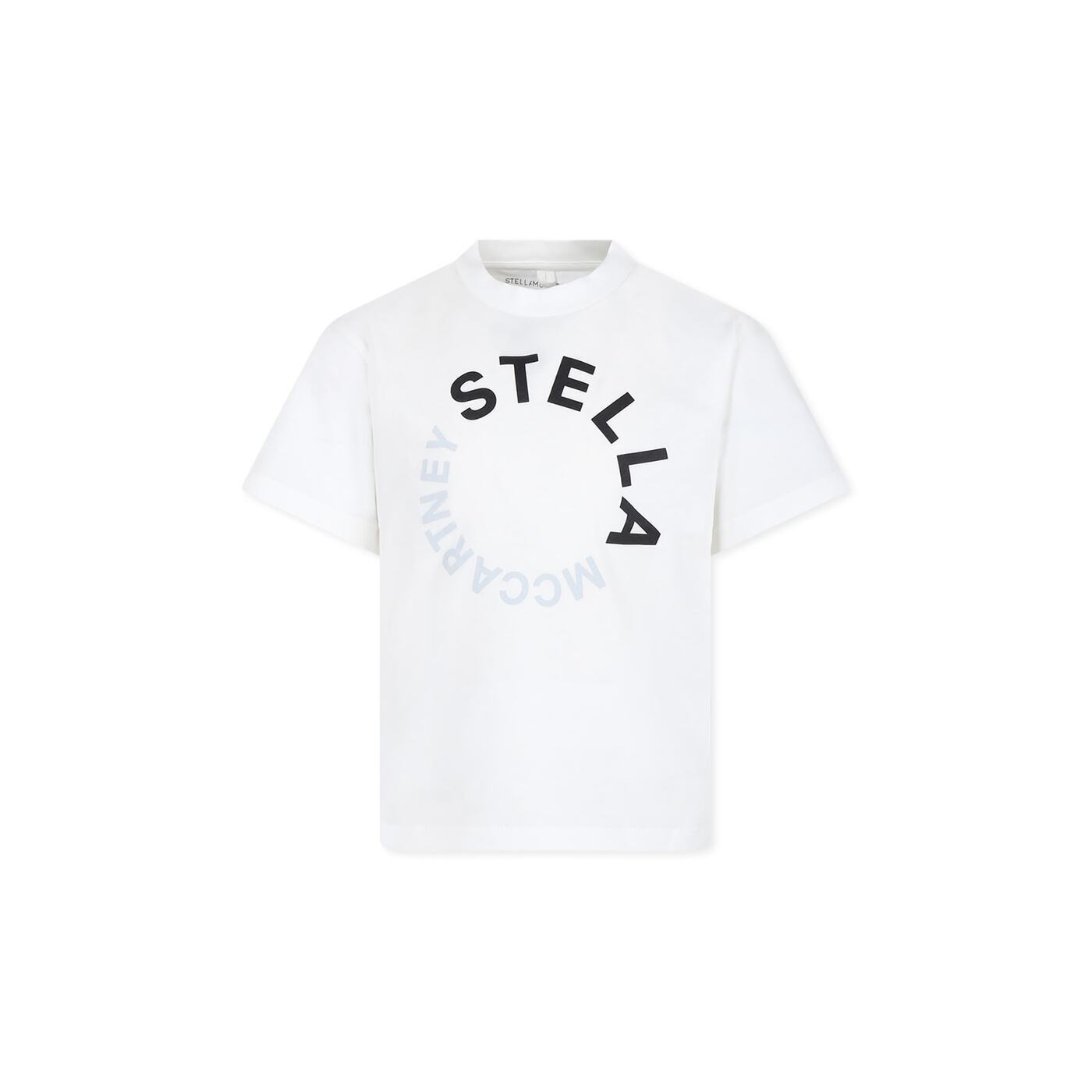 楽天BRANDSHOP・クラージュ楽天市場店STELLA MCCARTNEY ステラマッカートニー ホワイト White トップス ボーイズ 秋冬2024 TV8P61 Z0434 101 【関税・送料無料】【ラッピング無料】 ia