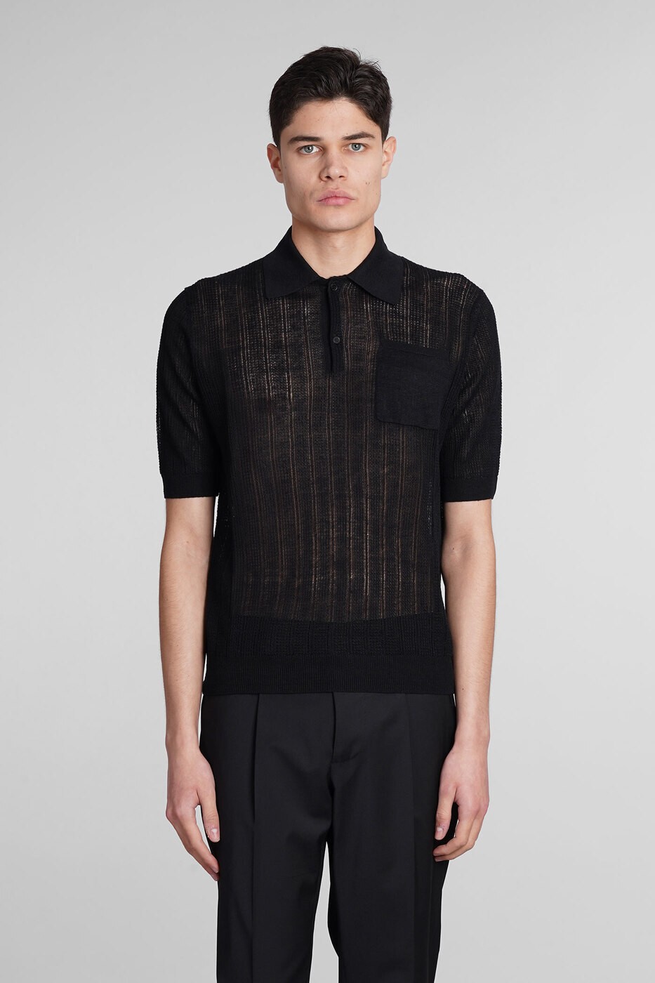 BALLANTYNE バランタイン ブラック Black トップス メンズ 春夏2024 B2W19214L1815517 【関税・送料無料】【ラッピング無料】 iaのサムネイル