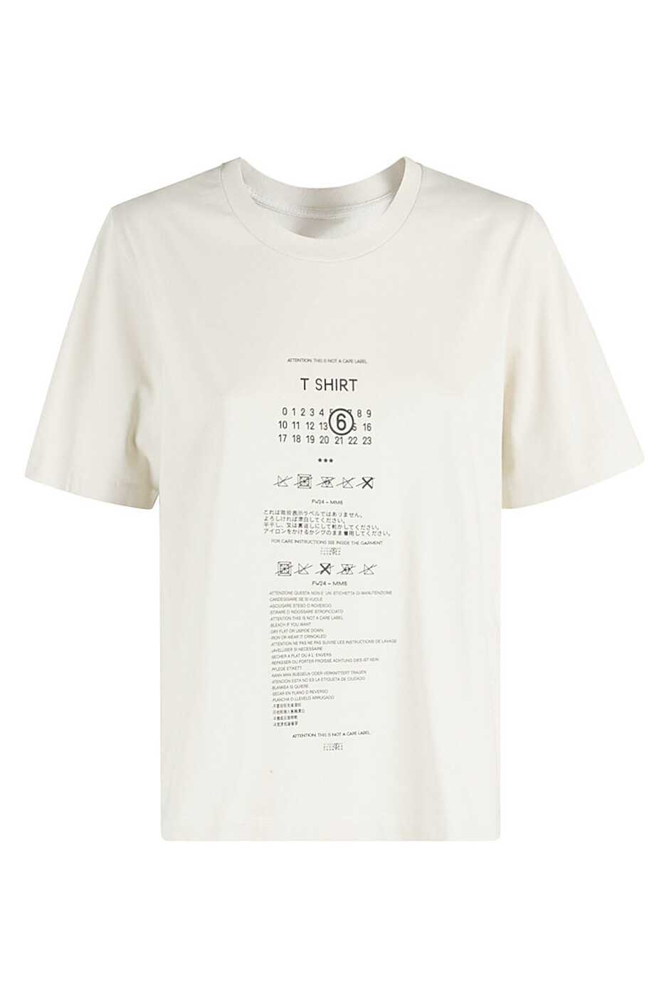MM6 MAISON MARGIELA エムエム6 メゾン マルジェラ Tシャツ レディース 秋冬2024 S52GC0320 S24311|095 103 CHALK 【関税・送料無料】【ラッピング無料】 iaのサムネイル