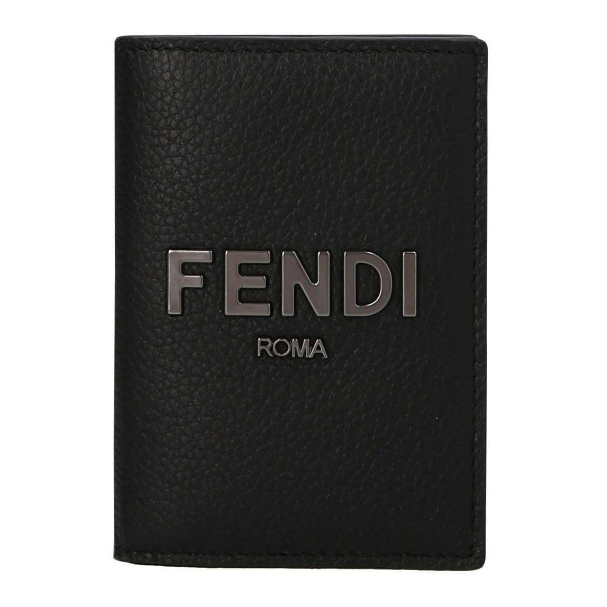 フェンディ 財布（メンズ） 【毎月1日はエントリーでポイント3倍！】 FENDI フェンディ 財布 メンズ 春夏2023 7M0349ALA8 F1Z35 BLACK RUBS 【関税・送料無料】【ラッピング無料】 ia