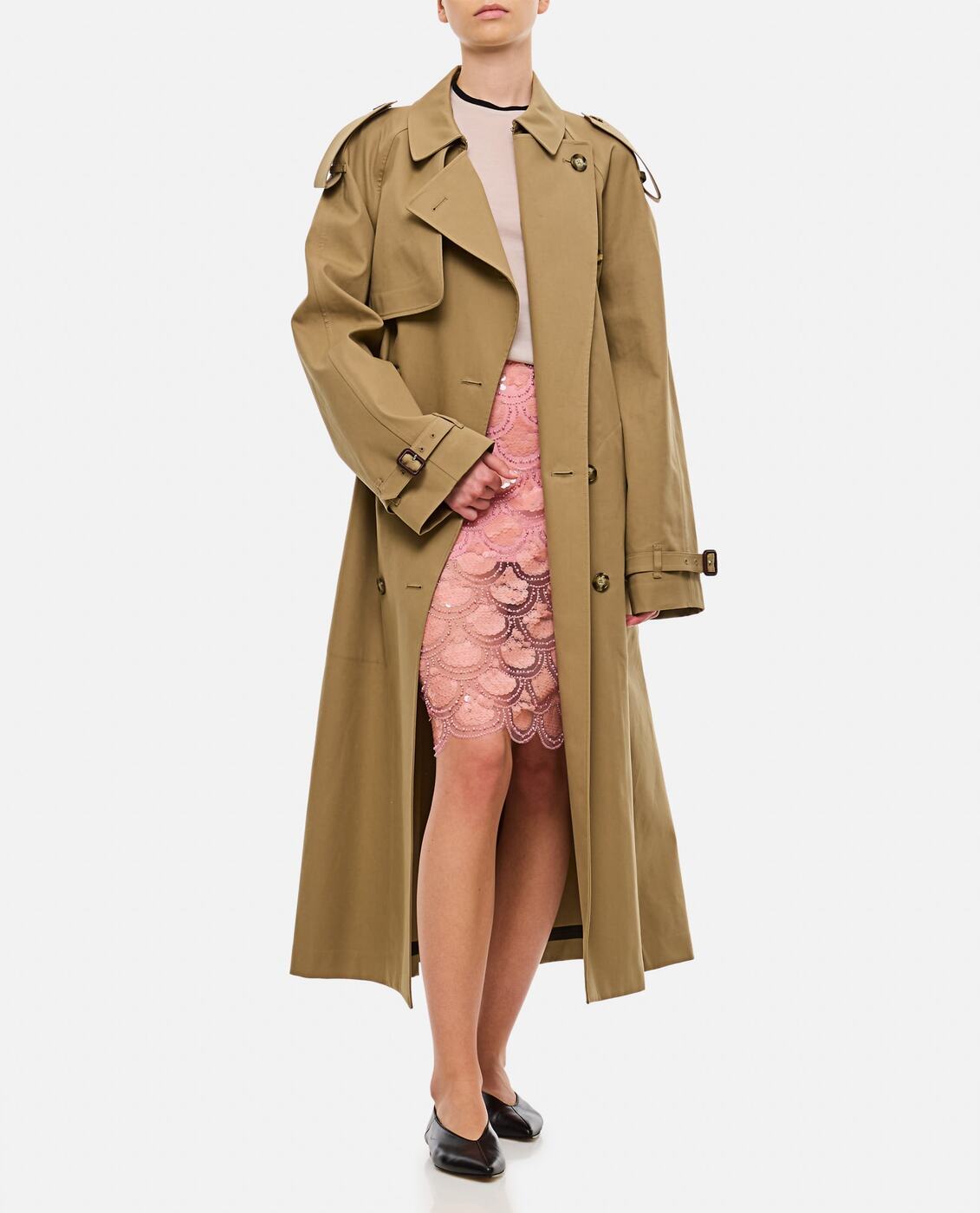 【土日限定クーポン配布中！】 STELLA MCCARTNEY ステラ マッカートニー ブラウン Brown コート レディース 春夏2024 6700343DU4503032 【関税・送料無料】【ラッピング無料】 iaのサムネイル
